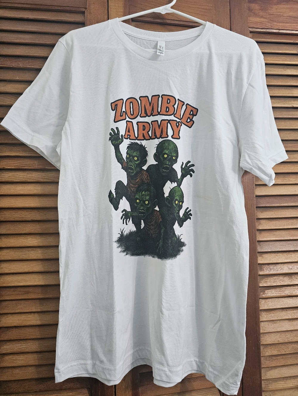 Bella Canvas 'Zombie Army' Graphic Tee Size Large Brand New